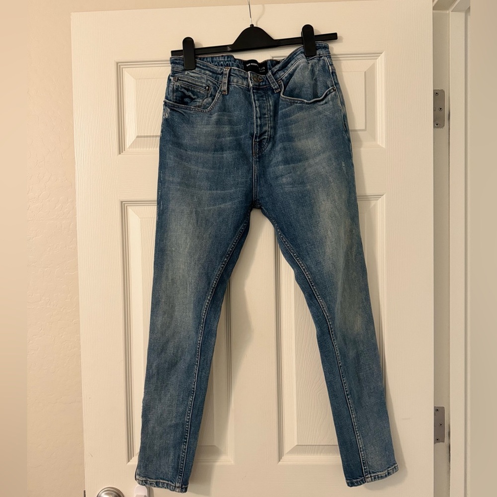 The Kooples High Rise Skinny With Ankle Zip Sz 30